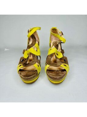 Sacha London Two Tone Suede Platform Shoes Size 7